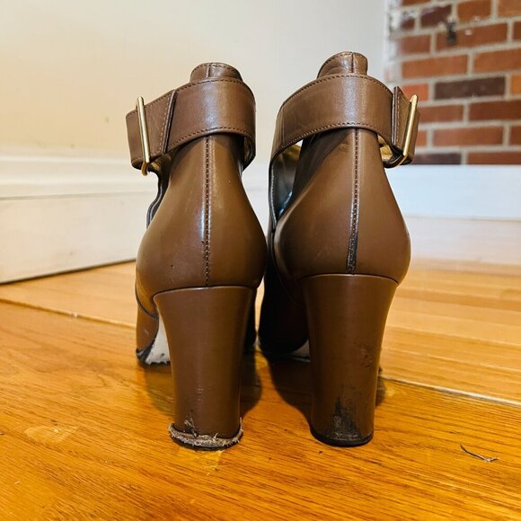 MAX MARA LEATHER BOOTIES Made in Italy EUR 39 US 8.5 - Picture 10 of 16